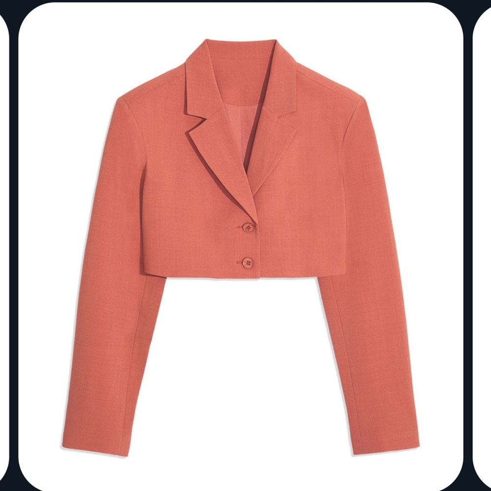 We Wore What Cropped Blazer in Size S